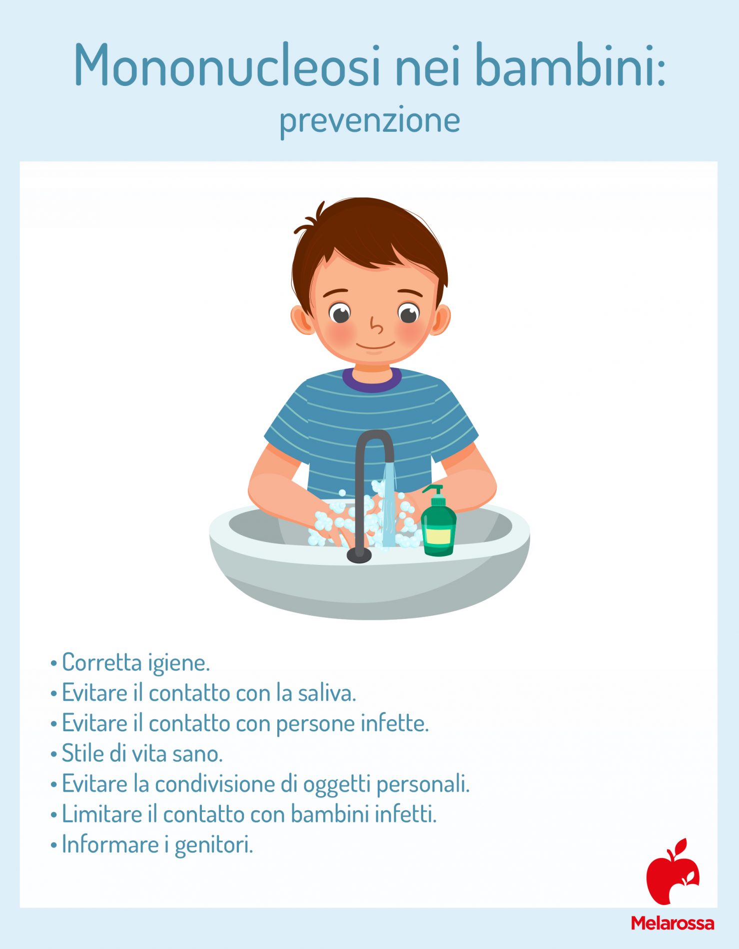 mononucleosi nei bambini: prevenzione