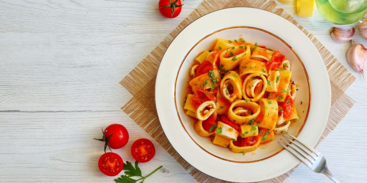 pasta con calamari