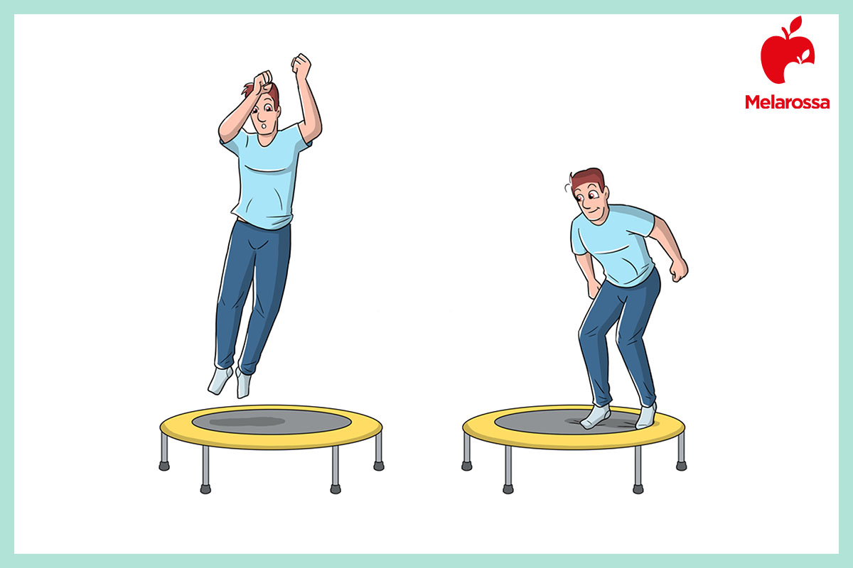 rebounding o trampolino: esercizi da fare a casa