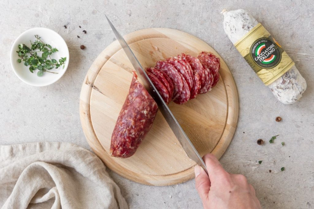 pasta salame step 2