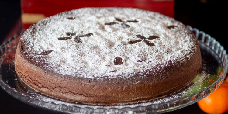 torta noci e cioccolato