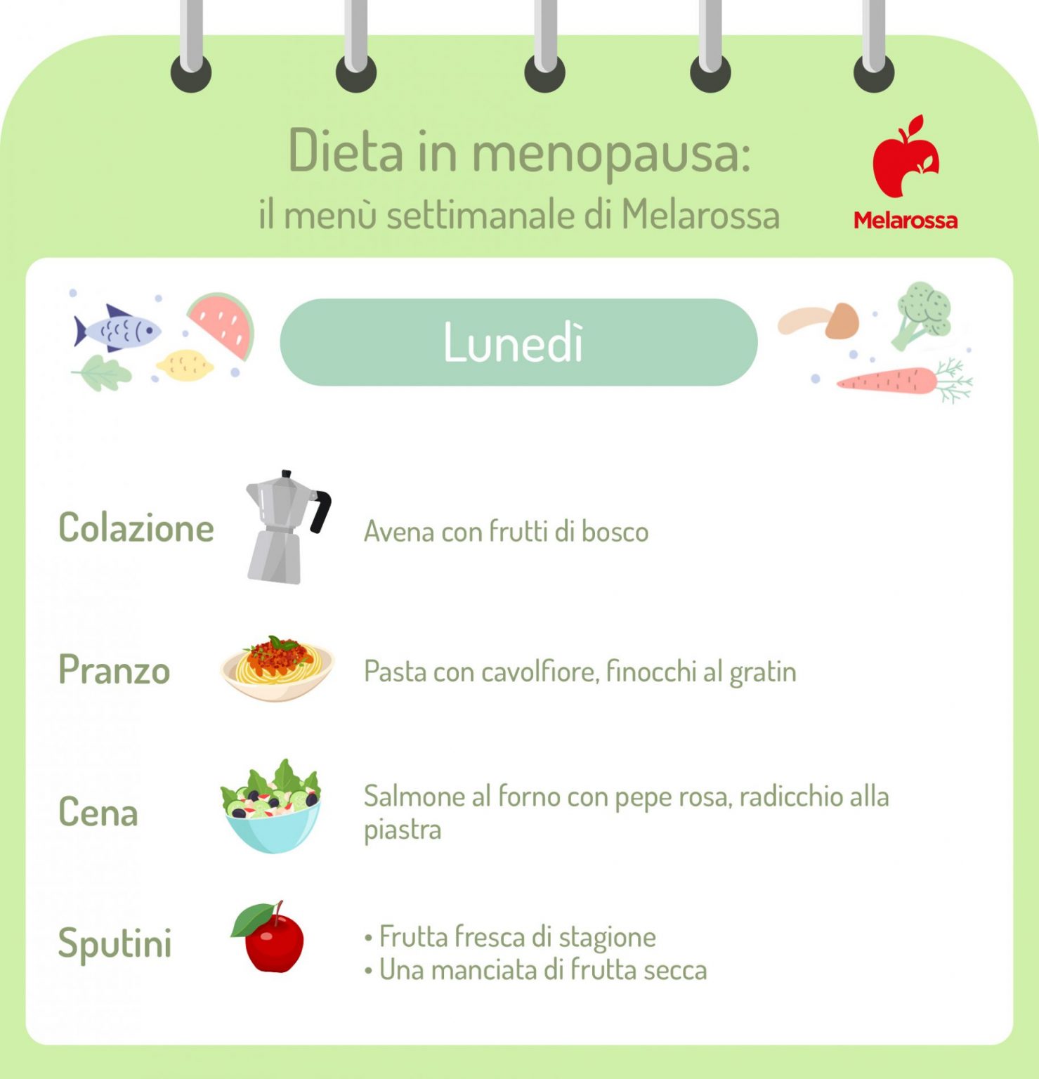 dieta melarossa in menopausa gratis