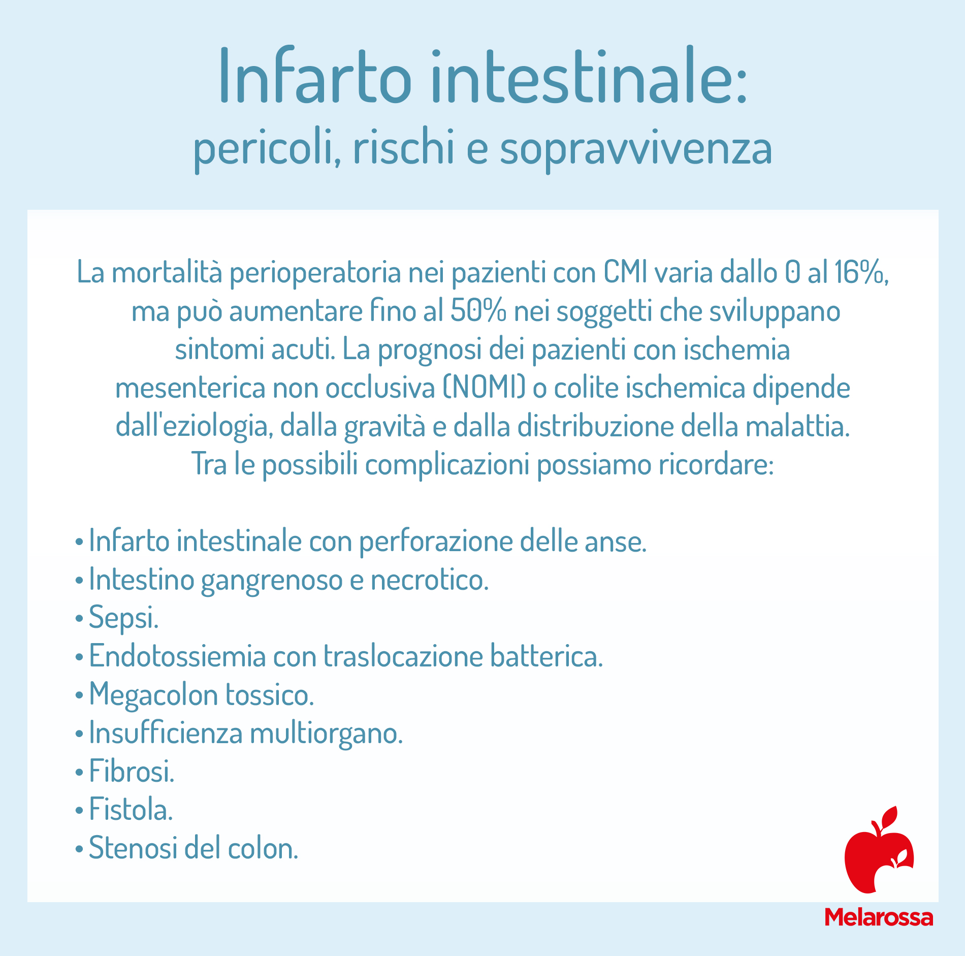 Infarto intestinale: rischi e pericoli