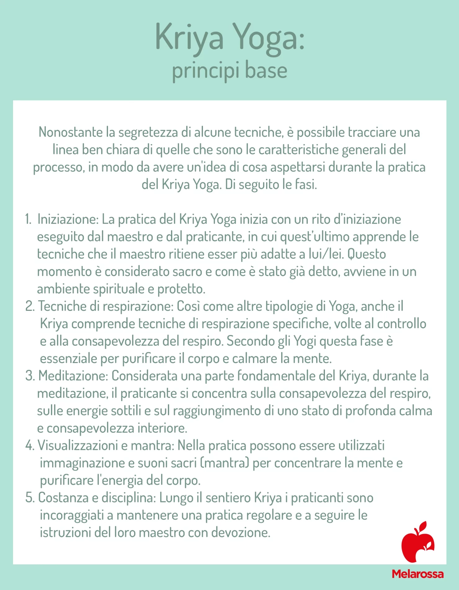 I principi base del kriya Yoga 