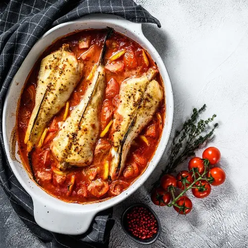Rana pescatrice in padella