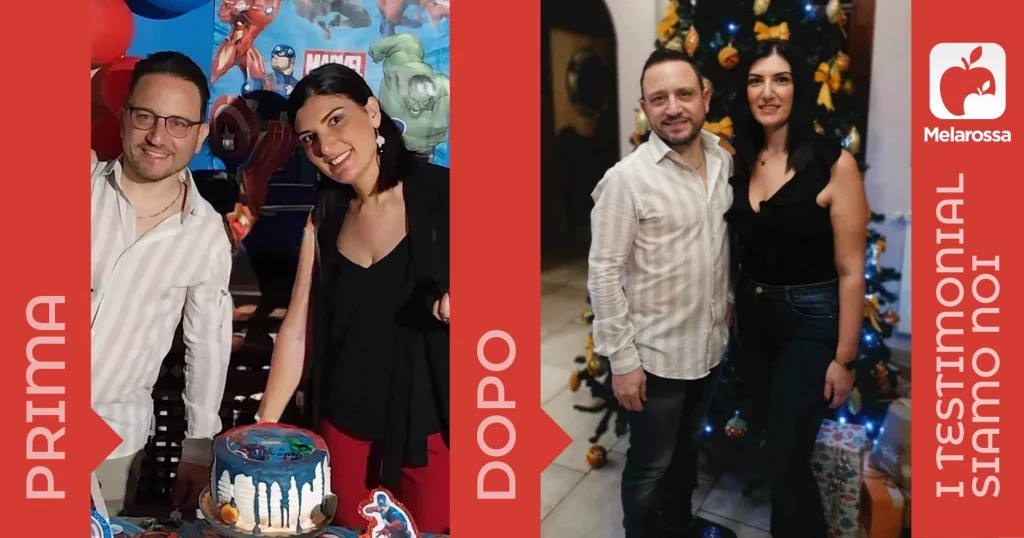 Marilena -10 kg e Luciano -8 kg con Melarossa