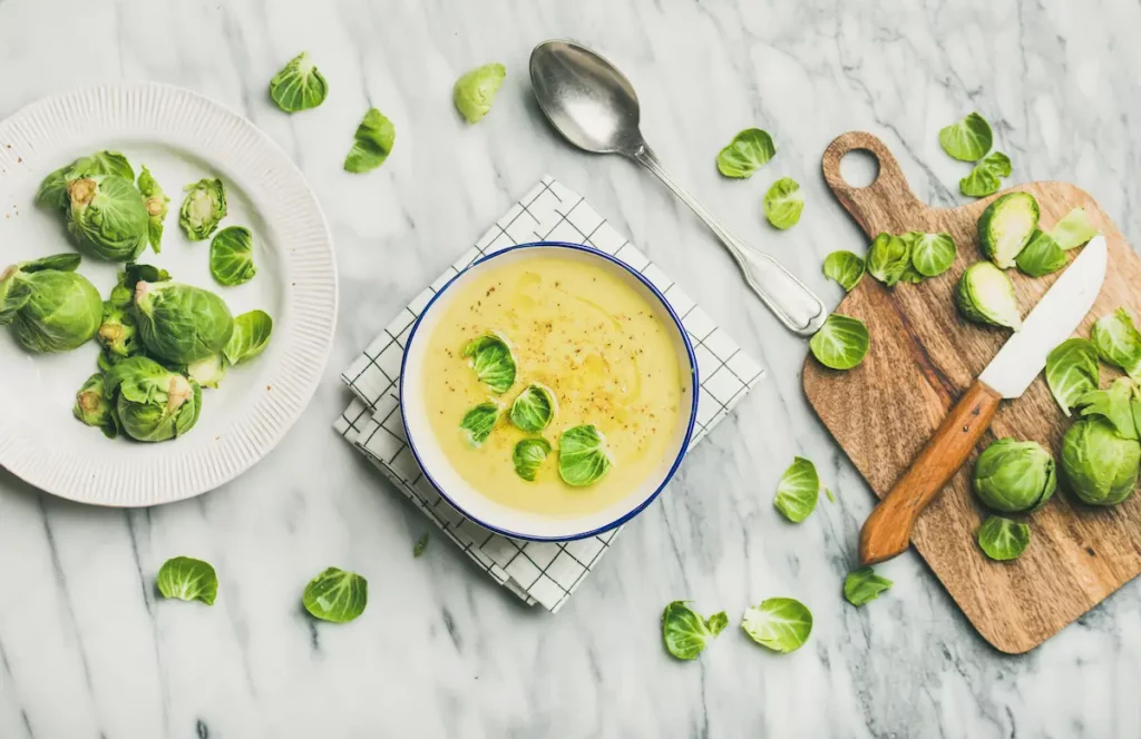 zuppa di cavoletti di Bruxelles