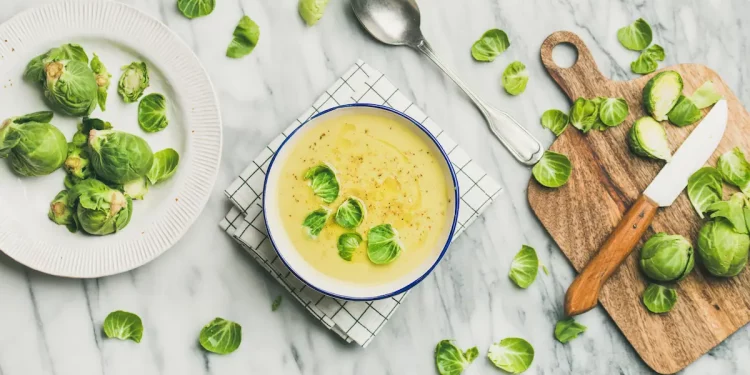 zuppa di cavoletti di Bruxelles