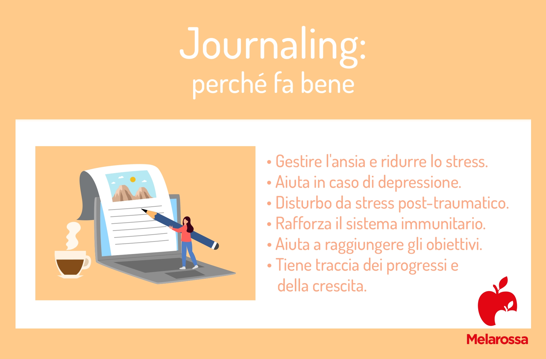 journaling: benefici mentali e fisici