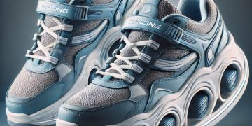 primo piano di scarpe basculanti