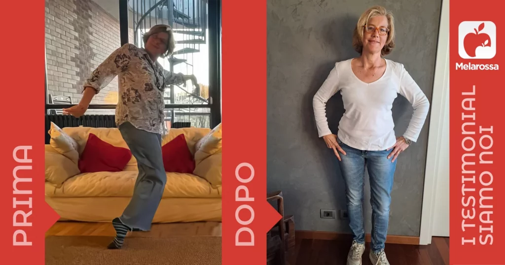 donna prima e dopo la dieta