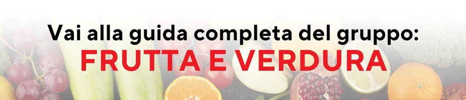 banner che invita a cliccare per scoprire sostituzioni cibi a dieta gruppo alimentare frutta e verdura 