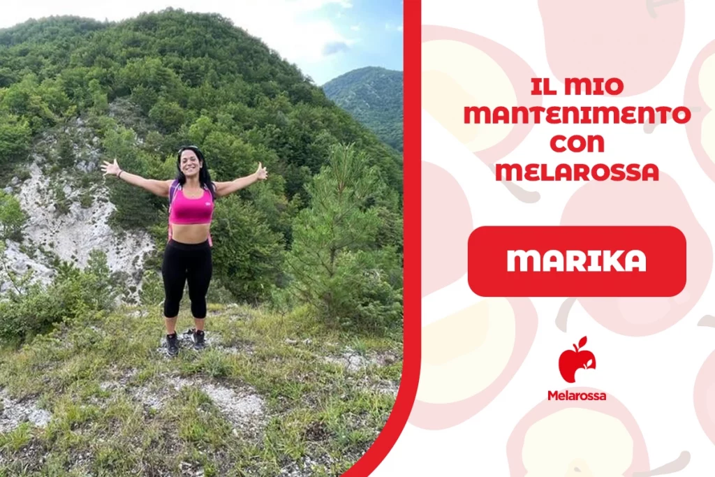 La foto di Marika, 47 kg in meno con Melarossa