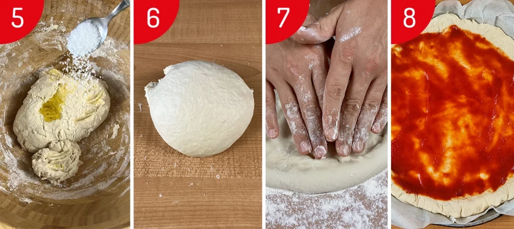 pizza tonno e cipolla 5 6 7 8