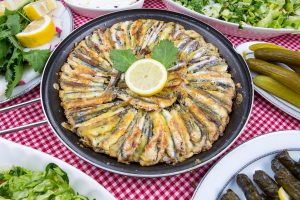 Alici in tortiera alla napoletana