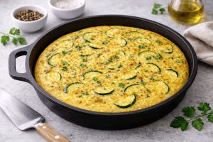 Frittata al forno: un secondo piatto vegetariano facile