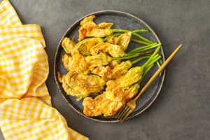 Pastella per fiori di zucca senza uovo e senza lievito