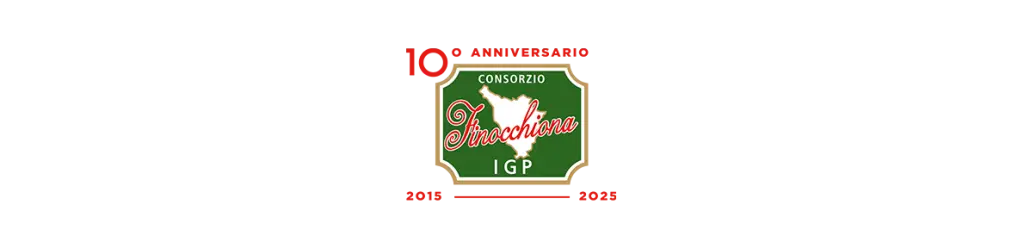 La Finocchiona IGP protagonista di una nuova campagna TV 1 Logo Finocchiona IGP 10° anniversario 2015 2025.