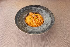 Risotto alla crema di scampi cremoso e senza panna