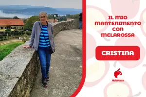 Iscriviti subito alla dieta Melarossa e scarica l'app 4 La foto di Cristina che racconta come ha perso 32 kg con Melarossa