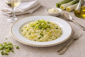 Risotto ai porri: la ricetta per farlo leggero e cremoso