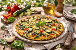 Frittata con verdure: pronta in pochi minuti e super gustosa