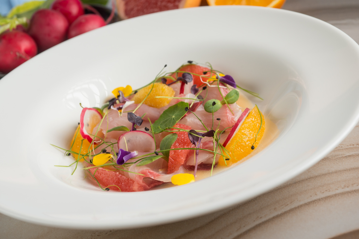 Carpaccio di pesce spada